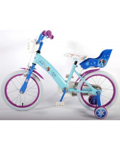 Детски велосипед с помощни колела E&L Cycles - Дисни Frozen, 16 инча - 3