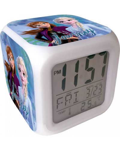 Дигитален будилник с аларма Kids Euroswan - Frozen - 2