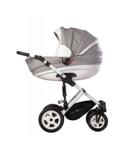 Dizain Baby комбинирана количка 2 в 1 Naomi Сива Еко кожа NEW