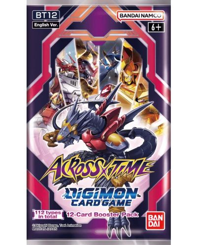 Digimon Card Game: Across Time BT12 Booster - 1