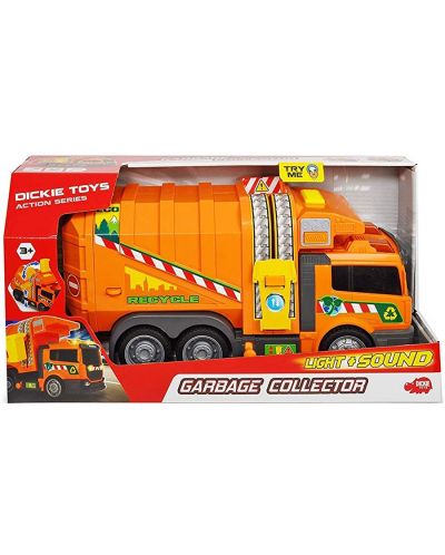 Детска играчка Dickie Toys  Action Series - Боклукчийски камион, 39 cm - 2