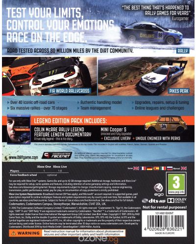 DiRT Rally Legend Edition (Xbox One) - 3