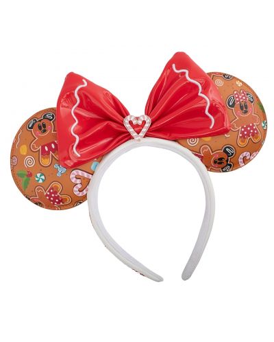 Диадема Loungefly Disney: Mickey Mouse - Gingerbread Mickey and Minnie - 1