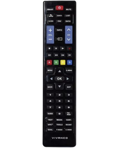 Дистанционно управление Vivanco - 38016, TV Samsung, черно - 1