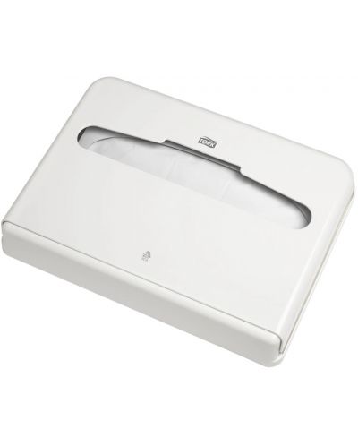 Диспенсър за покривала за тоалетна чиния Tork - Toilet Cover, V1, 42.3 х 5.8 х 31.5 cm, бял - 2