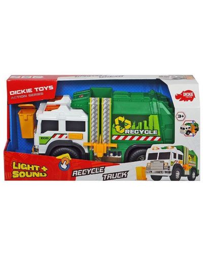 Детска играчка Dickie Toys  Action Series - Боклукчийски камион, 30 cm - 2