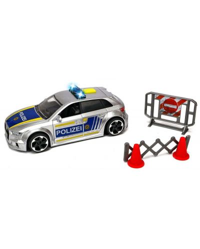 Детска играчка Dickie Toys SOS Series - Полицейска кола Audi RS3, 1:32 - 1