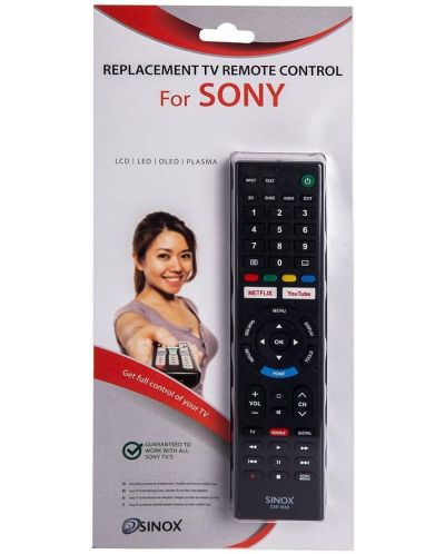 Дистанционно управление за ТВ Sinox - SXR1030, за Sony, черно - 3
