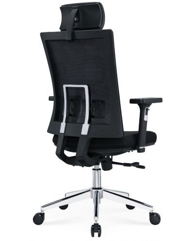 Ергономичен стол RFG - Luxe Chrome HB, черен - 4