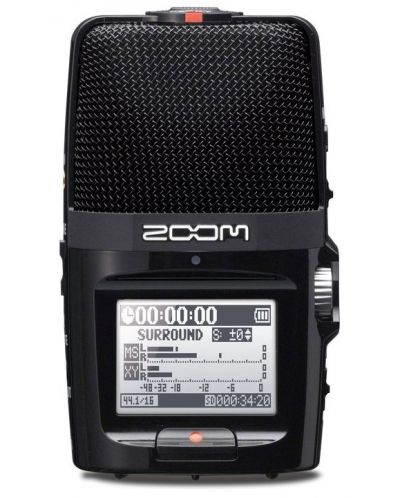 Аудио рекордер Zoom - H2n, черен - 1