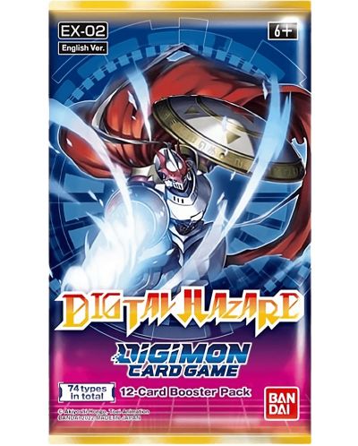 Digimon Card Game: Digital Hazard EX02 Booster - 1