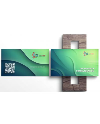 Дигитална визитна картичка ZoYo Card - Petroleum - 2
