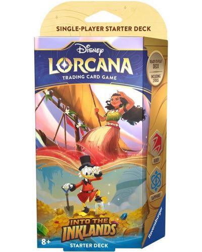 Disney Lorcana TCG: Into the Inklands Starter Deck - Moana and Scrooge McDuck - 1