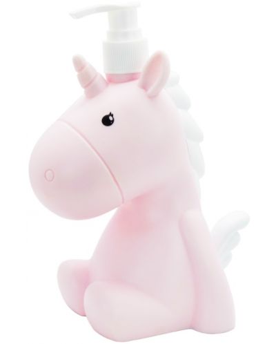 Диспенсър за сапун Dhink - Unicorn, розов - 1