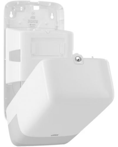 Диспенсър за тоалетна хартия Tork - Twin Mid-size, T6, 18.4 х 14 х 34.4 cm, бял - 4