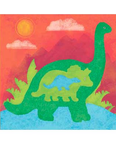 Динозаври: Книга с шаблони - 4