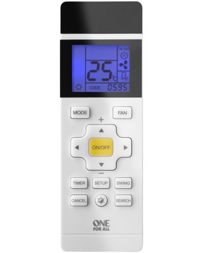 Дистанционно управление за климатик One For All - URC1035, универсално, бяло - 1