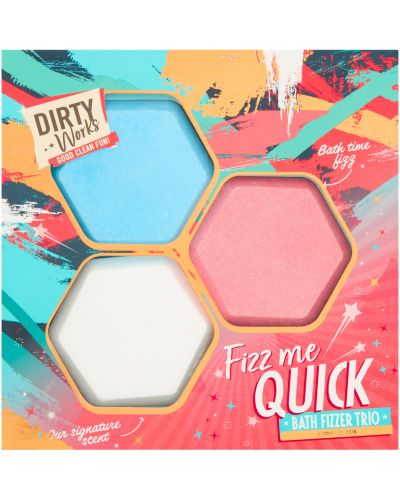 Dirty Works Комплект за баня Fizz Quick, 3 части - 1