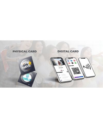Дигитална визитна картичка ZoYo Card - Teenage Graphite - 2