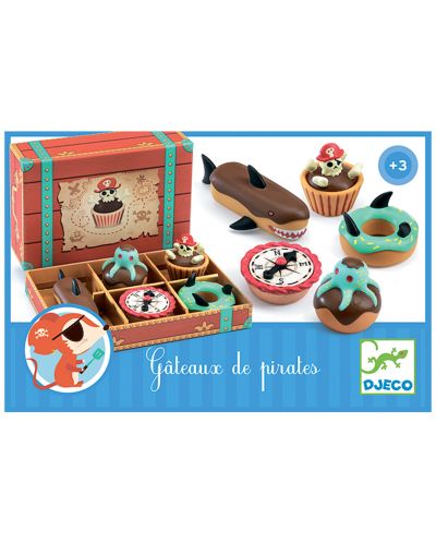 Детска играчка Djeco - Кутия със сладки за пирати - 3