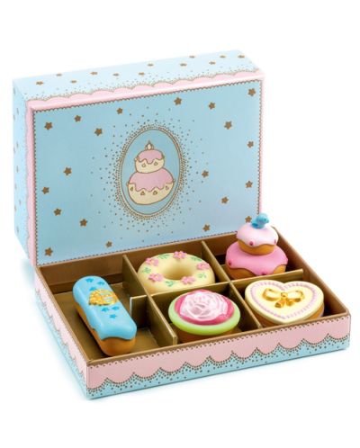 Детска играчка Djeco - Кутия със сладки за принцеси - 1