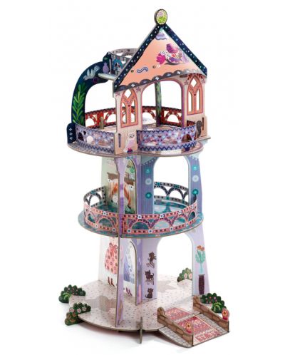 Сглобяем модел Djeco - Кулата на чудесата, 46 cm - 1