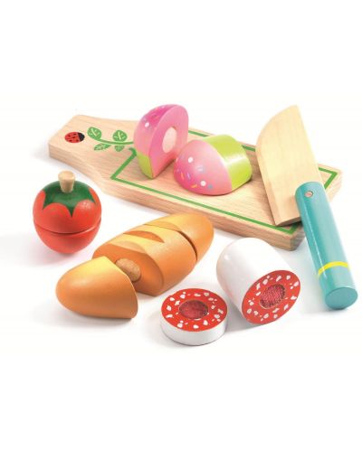Комплект продукти за рязане Djeco - Lunch To Cut