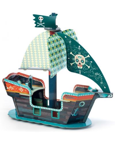 Детски 3D пиратски кораб Djeco - 1