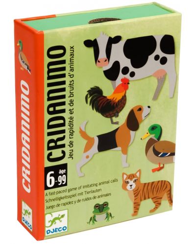 Детска игра с карти Djeco - Cridanimo