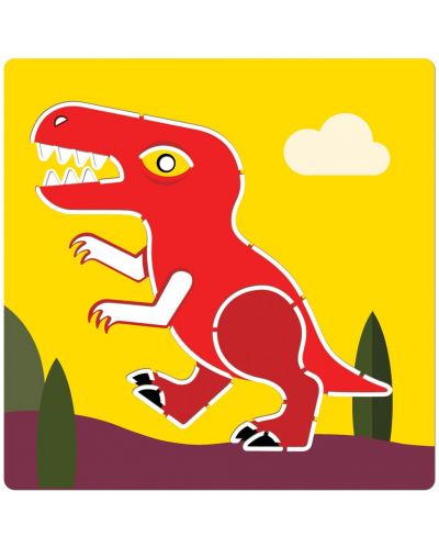 Детски шаблони за рисуване Djeco – Динозаври - 4