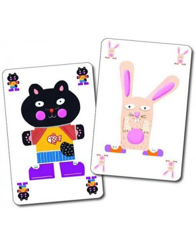 Детска игра с карти Djeco - MiniMatch - 2