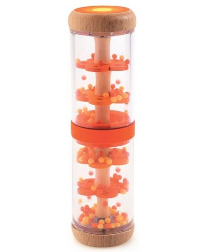 Бебешка дрънкалка Djeco – Оранжев дъжд - 1
