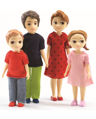 Семейство кукли Djeco – Фамилията на Томас и Марион - 1