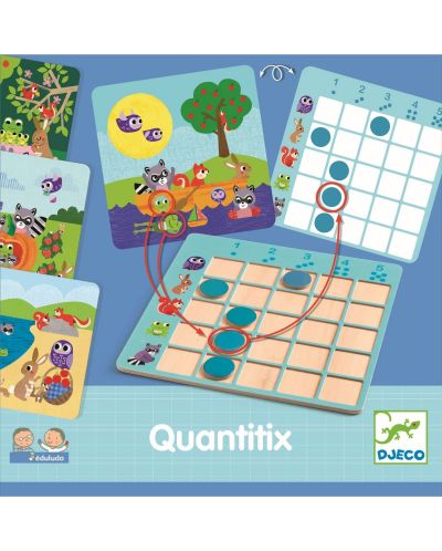 Детска образователна игра Djeco - Quantitix