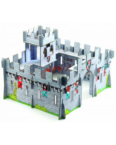 Детски 3D средновековен замък Djeco - 1