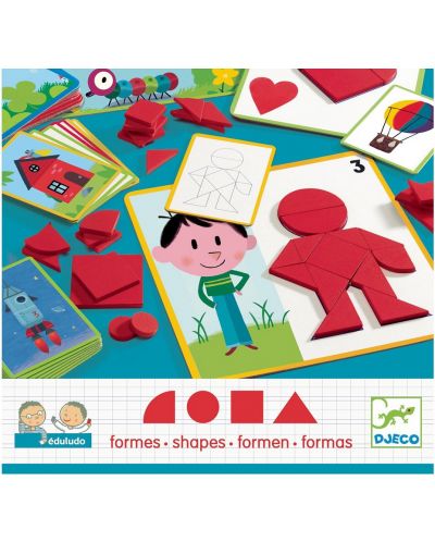 Детска образователна игра Djeco – Форми - 2