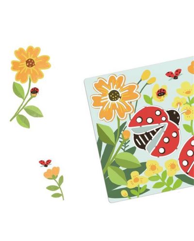 Комплект шаблони за рисуване Djeco - Криле в градината - 3