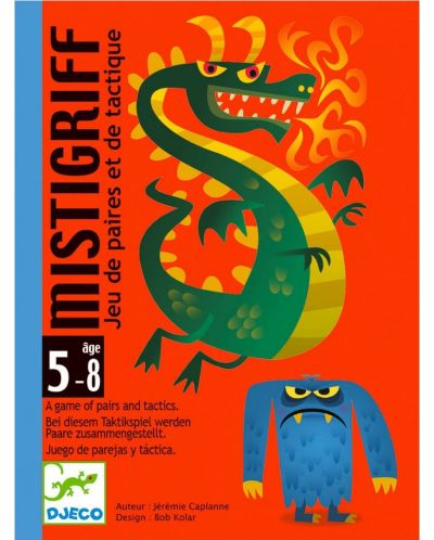 Детска игра с карти Djeco - Mistigriff