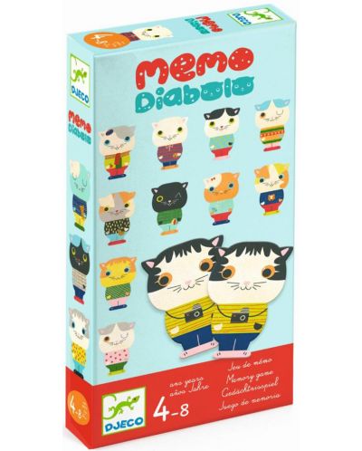 Детска мемори игра Djeco - Memo Diabolo