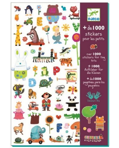 Декоративни стикери Djeco  – 1000 броя - 1