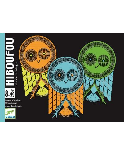 Детска игра с карти Djeco - Hiboufou