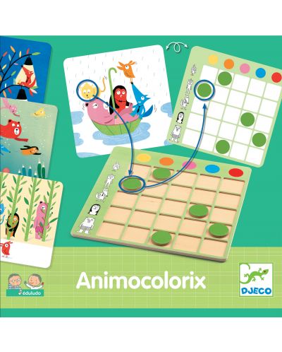 Детска образователна игра Djeco - Animo Colorix