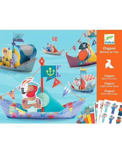 Комплект за оригами Djeco - Лодки - 1