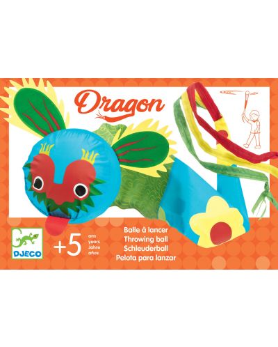 Детска игра с топка Djeco - Дракон - 1