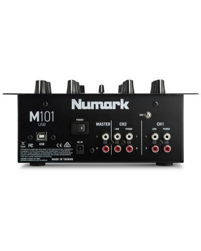 DJ миксер Numark - M101 USB, черен - 3