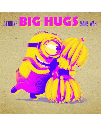 Поздравителна картичка Danilo - Crafty Minions: Big Hugs - 1