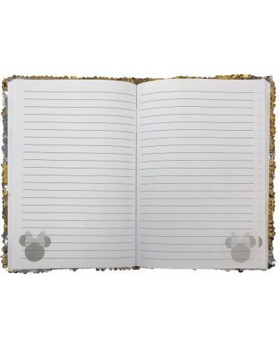 Дневник с пайети Paso - Minnie, A5, 70 листа - 5