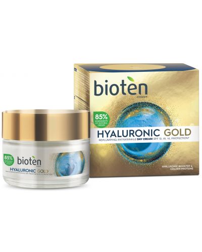 Bioten Hyaluronic Gold Дневен крем за лице, 50 ml - 1