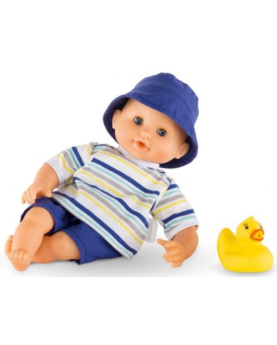 Кукла-бебе за баня Corolle – Момче с пате, 30 cm - 2