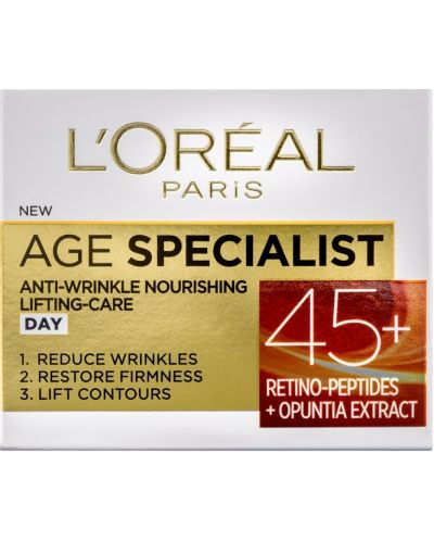 L'Oréal Age Specialist Дневен крем за лице, 45 +, 50 ml - 1